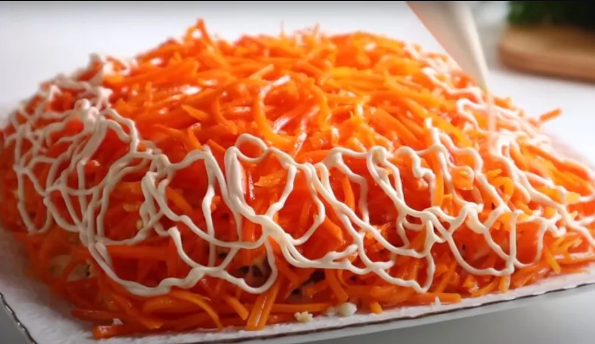 Шикарний м’ясний салат на свято "Чоловічий Каприз"